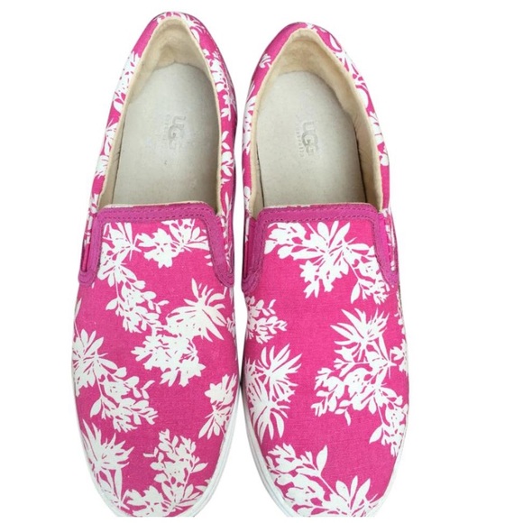 UGG Limited Edition Floral Slip on Sneakers - Picture 1 of 5